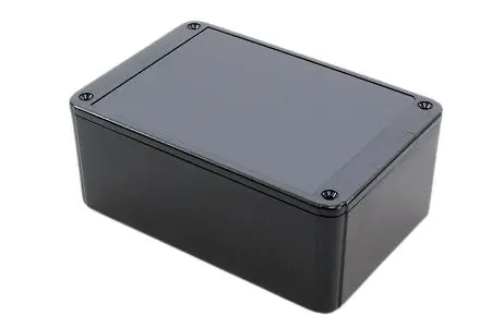 Produktfoto 1 von Hammond RL; Universalgehäuse; ABS; Schwarz Geflanscht IP54 Breite 65 mm Höhe 40 mm Länge 105 mm