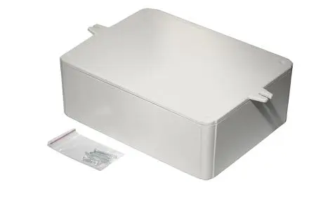 Produktfoto 1 von Hammond RL6655; Universalgehäuse; ABS; Schwarz, Hellgrau IP54 Breite 150 mm Höhe 70 mm Länge 200 mm
