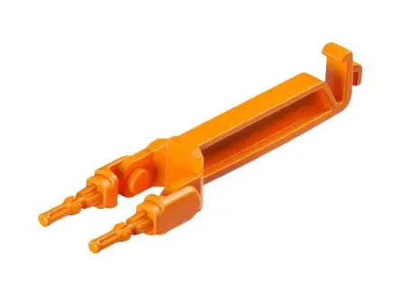 Produktfoto 1 von Rittal AX Kabelhalter Kunststoff Orange