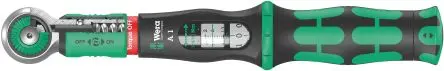 Produktfoto 1 von Wera Safe-Torque A 1 1/4 in Klick-Drehmomentschlüssel Vierkant 2 To 12 Nm, Länge 290mm