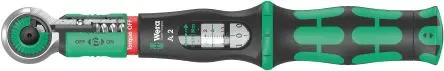 Produktfoto 1 von Wera Safe-Torque A 2 1/4 in Klick-Drehmomentschlüssel Sechskant 2 To 12 Nm, Länge 290mm