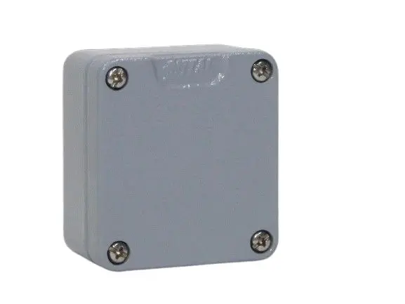 Produktfoto 1 von Rittal GA Aluminium Wandanschlusskasten Schwarz RAL 7001 IP66, HxBxT 64 mm, 58 mm x 34 mm