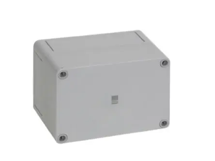 Produktfoto 1 von Rittal PK Polycarbonat Wandanschlusskasten RAL 7035 IP66, HxBxT 94 mm, 130 mm x 81 mm