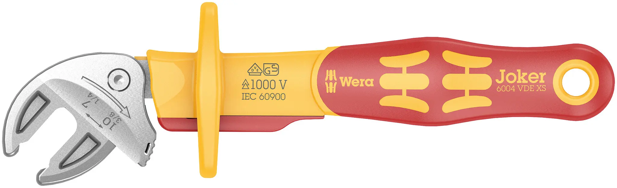 Produktfoto 1 von Wera VDE 1000V zugelassen Schraubenschlüssel Isoliert, Länge 119 mm