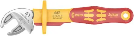 Produktfoto 1 von Wera VDE 1000V zugelassen Schraubenschlüssel Isoliert, Länge 155 mm