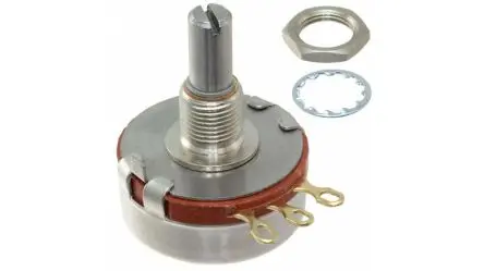 Produktfoto 1 von Arcol Ohmite Linear Potenziometer 5000 Ω 5 % / 2 W, Schaft-Ø 29.4 mm