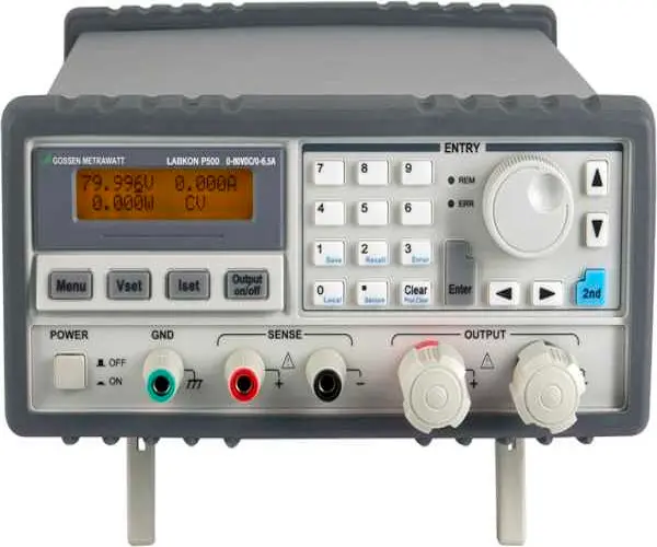 Produktfoto 1 von Gossen Metrawatt LABKON P500 80/6 Labornetzteil 500W, 0 → 80V / 0 → 6.5A