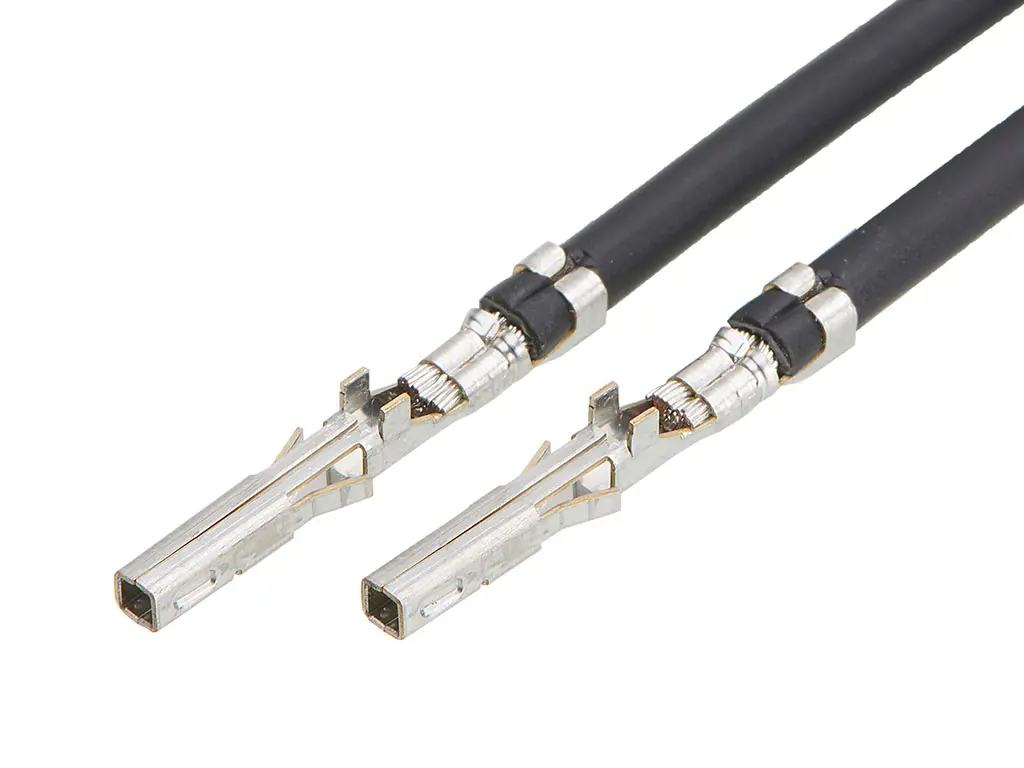 Produktfoto 1 von Molex Mini-Fit 219670 Vorgecrimpter Anschluss Mini-Fit, Schwarz, 450 mm