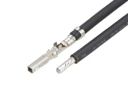 Produktfoto 1 von Molex Mini-Fit 219671 Vorgecrimpter Anschluss Anschlusslitze, Schwarz, 300 mm