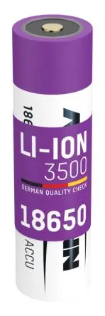 Produktfoto 1 von Ansmann 18650 Li-Ion Lithium Akku, 3.6 V 18.5 mm / 3400 mAh