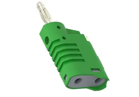 Electro PJP 4 mm Stecker Grün Messleitung, Kontakt Nickel, 30V, 60 V 36A, Schraubanschluss