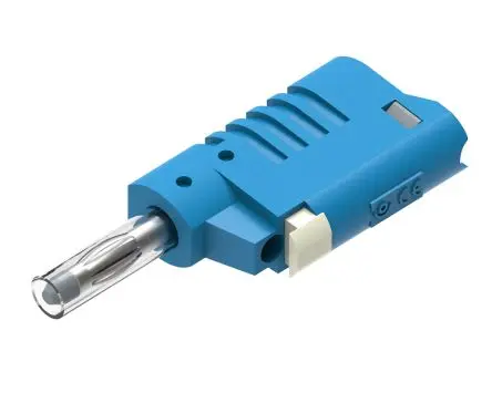 Produktfoto 1 von Electro PJP 4 mm Stecker Blau Messleitung, Kontakt Nickel, 30V, 60 V 36A