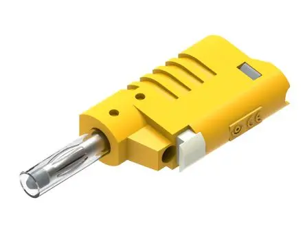 Produktfoto 1 von Electro PJP 4 mm Stecker Gelb Messleitung, Kontakt Nickel, 30V, 60 V 36A