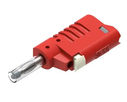 Produktfoto 1 von Electro PJP 4 mm Stecker Rot Messleitung, Kontakt Nickel, 30V, 60 V 36A
