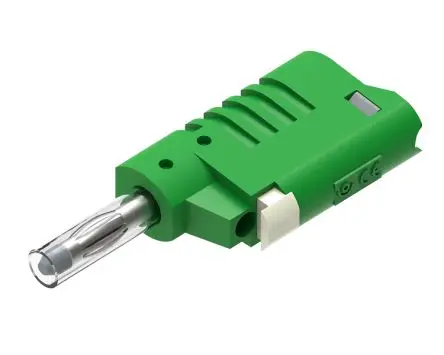Produktfoto 1 von Electro PJP 4 mm Stecker Grün Messleitung, Kontakt Nickel, 30V, 60 V 36A