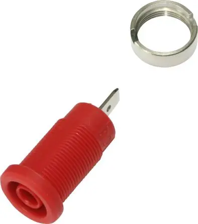 Produktfoto 1 von Electro PJP Buchse Rot Buchse für Laborstecker, Kontakt Goldbeschichtet, Vernickelt, 1000V, 600 V 36A Steckbar