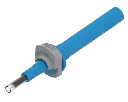 Produktfoto 1 von Electro PJP Schmal 4 mm Prüfspitze Weiß, vernickelte Spitze 4 mm, 1kV 500mA