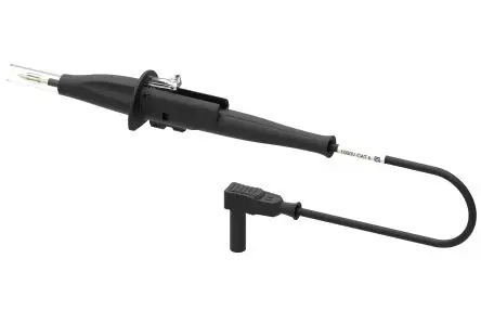 Produktfoto 1 von Electro PJP Schmal 4 mm Prüfspitze Schwarz Fixed, 600V 10A