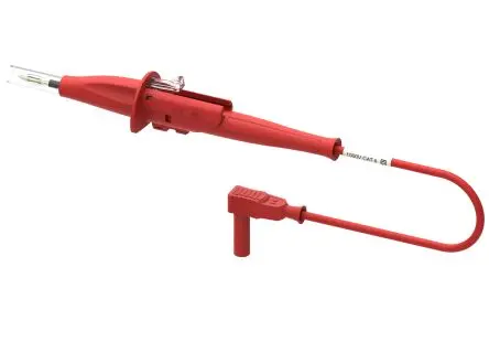 Produktfoto 1 von Electro PJP Schmal 4 mm Prüfspitze Rot Fixed, 600V 10A