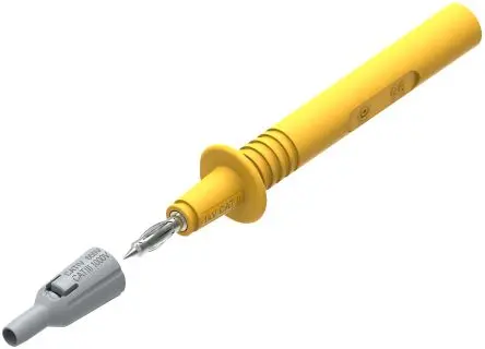 Produktfoto 1 von Electro PJP Schmal 4 mm Prüfspitze Gelb 4 mm, 1kV 36A