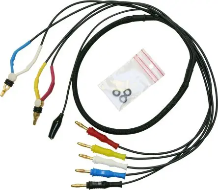 Produktfoto 1 von Electro PJP Kelvinklemme 60V dc 13 mm 1A Messing Nickel, Gold Polyvinylchlorid