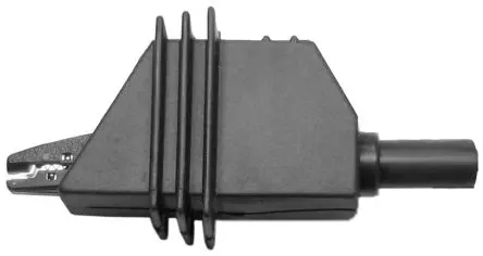 Produktfoto 1 von Electro PJP Vernickelte 22 mm Krokodilklemme, Schwarz, 10A Isoliert
