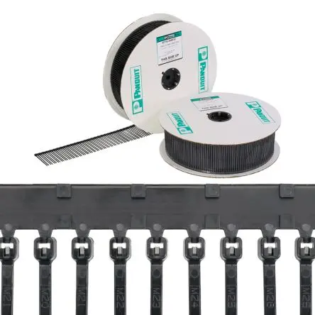 Produktfoto 1 von Panduit Dome-Top Nylon Kabelbinder Nicht lösbar Schwarz 2.5mm x 142 mm