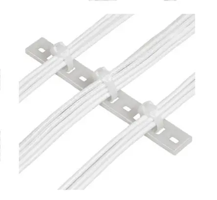 Produktfoto 1 von Panduit Schraubbefestigung Befestigungssockel, Nylon 6.6 Natur 139.7 mm x 12.7mm für 10 mm