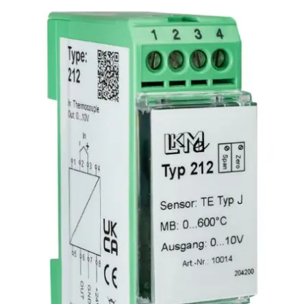 Produktfoto 1 von LKMelectronic Temperaturgeber 26V ac, 0 °C → 600 °C für Typ J Ausgang 0/10 V