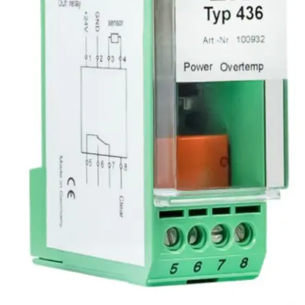 Produktfoto 1 von LKMelectronic Temperaturgeber 34V dc, -200 °C → 850 °C für PT1000, Pt100 Ausgang 2 Relais
