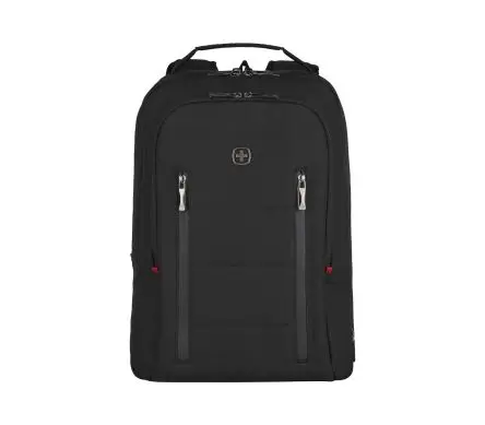 Produktfoto 1 von Wenger City Traveler Laptoptasche bis 16 Zoll, Rucksack Schwarz 100 % Polyester 38 cm 0.92 kg