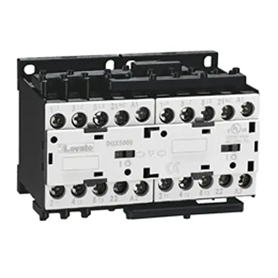 Produktfoto 1 von Lovato BF12 Wendeschütz 48 V dc-Spule, 3-polig, 690V / 9 A 5 kW 1 Öffner 1-Hilfskontakte
