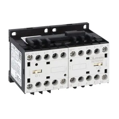 Produktfoto 1 von Lovato 11BG Wendeschütz 48 V-Spule, 440V / 9 A 4 kW 1 Schließer 1-Hilfskontakte