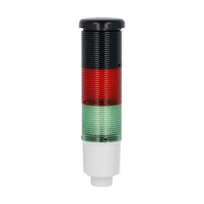 Produktfoto 1 von Lovato 8TL4 LED Signalturm 2-stufig Linse Grün, Rot + Elektronischer Summer