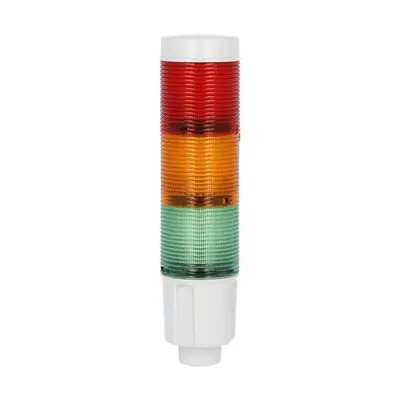 Produktfoto 1 von Lovato 8TL4 LED Signalturm 3-stufig Linse Grün, Orange, Rot