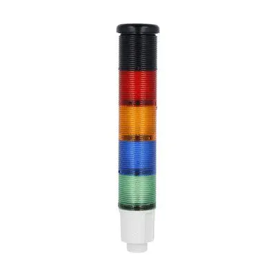 Produktfoto 1 von Lovato 8TL4 LED Signalturm Elektronik 4-stufig Linse Rot, Orange, Grün, Blau 24V dc Dauer 267 mm