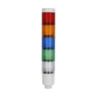 Produktfoto 1 von Lovato 8TL4 LED Signalturm 5-stufig Linse Weiß, Rot, Orange, Grün, Blau 24V dc Dauer 264 mm
