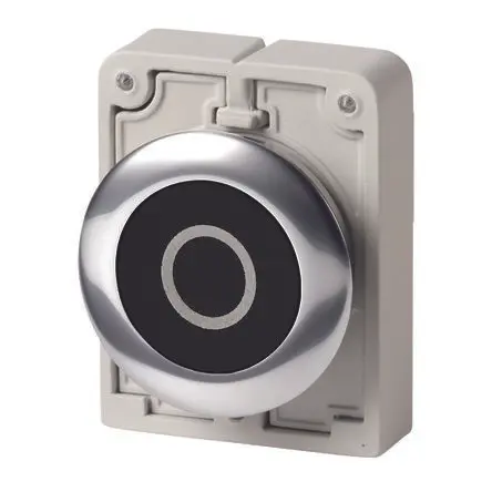 Produktfoto 1 von Eaton RMQ Titan M30 Druckschalter Schwarz wartungsfrei Panel Ø 30.5 mm, IP66, IP67, IP69K