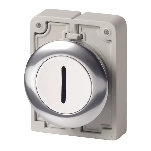 Produktfoto 1 von Eaton RMQ Titan M30 Druckschalter Weiß Tastend Panel Ø 30.5 mm, IP69K, IP66, IP40