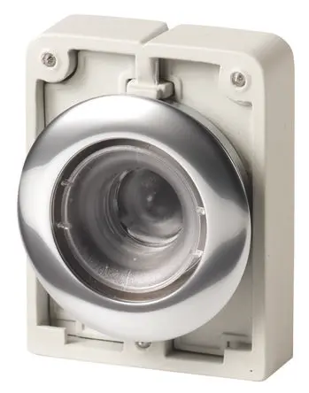 Produktfoto 1 von Eaton RMQ Titan M30 Druckschalter Weiß wartungsfrei Panel Ø 30.5 mm, IP66, IP67, IP69K