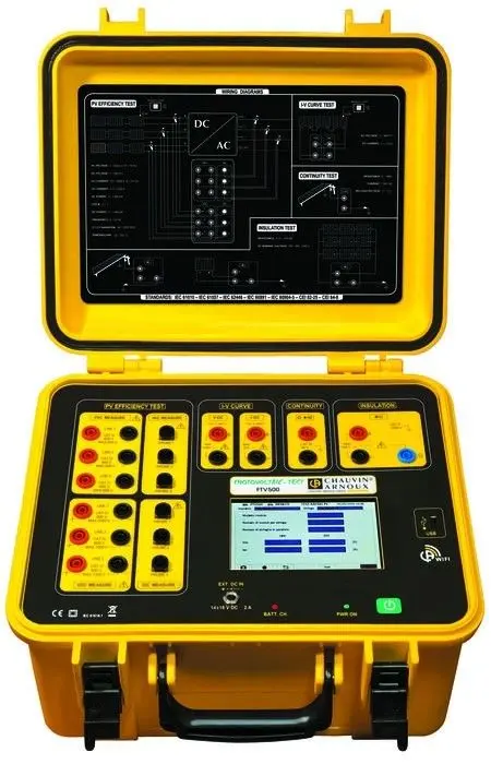 Chauvin Arnoux Photovoltaik-Tester 1 % 1 % 3000 A 1000V