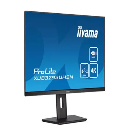 Produktfoto 1 von iiyama Monitor PROLITE XUB3293UHSN-B5, 31.5 in, Auflösung max.3840 x 2160 pixel LED, 178°(V), 178°(H)