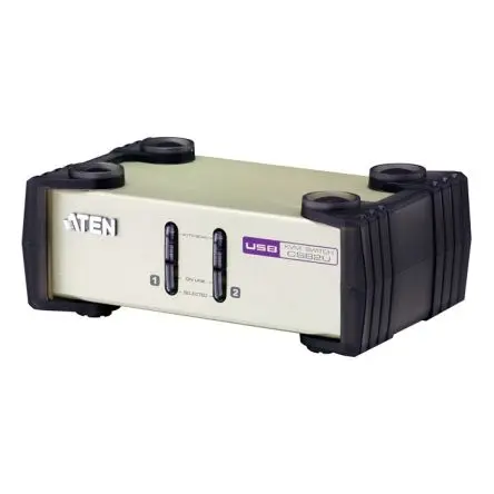 Produktfoto 1 von Aten KVM-Switch 8-Port 1 Videoausgänge VGA 2 Displays USB 2048 x 1536 pixel