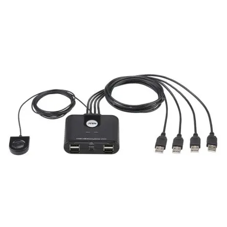 Produktfoto 1 von Aten Docking-Station, USB 2.0, USB 2.0, mit USB, 4 xUSB Ports