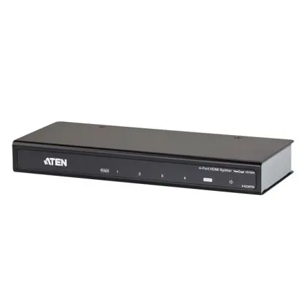 Produktfoto 1 von HDMI Typ A Buchse (schwarz) Aten HDMI-Splitter HDMI 5-Port Splitter, 4096 x 2160 pixel 1 Videoeingänge 4 Videoausgänge