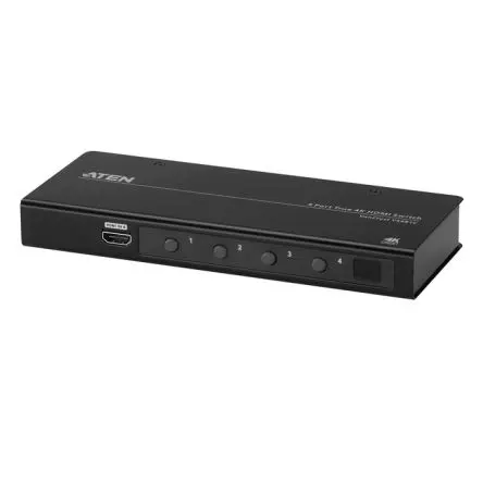 Produktfoto 1 von Aten HDMI-Schalter HDMI 5-Port Schalter, 4096 x 2160 pixel 4 Videoeingänge 1 Videoausgänge