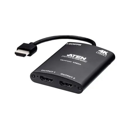 Produktfoto 1 von Aten HDMI-Splitter HDMI 3-Port Splitter, 4096 x 2160 pixel 1 Videoeingänge 2 Videoausgänge