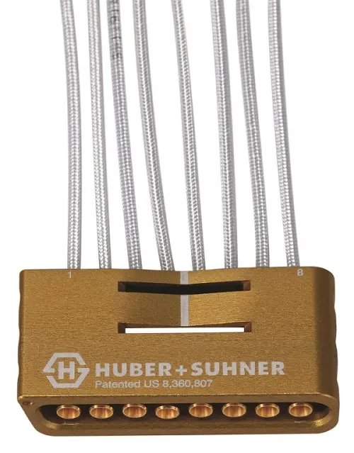 Produktfoto 1 von Huber+Suhner MXP50 Koaxialkabel Stecker, 50 Ω Buchse, 152 mm, Gerade / Gerade
