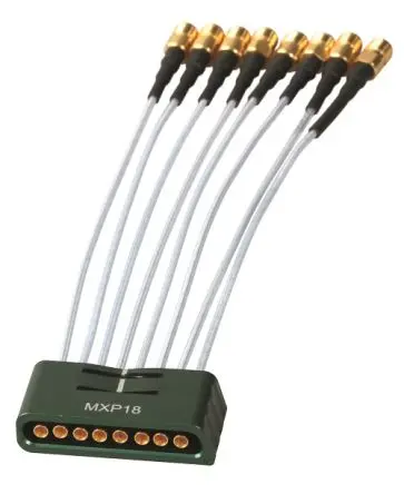 Produktfoto 1 von Huber+Suhner Koaxialkabel Stecker, 50 Ω Buchse, 152 mm, MXP18 / Gerade