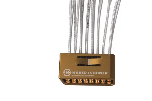 Produktfoto 1 von Huber+Suhner Koaxialkabel Stecker, 50 Ω Buchse, 152 mm, Gerade / Gerade